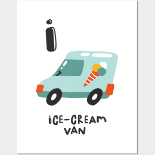 I is Ice Cream Van Posters and Art